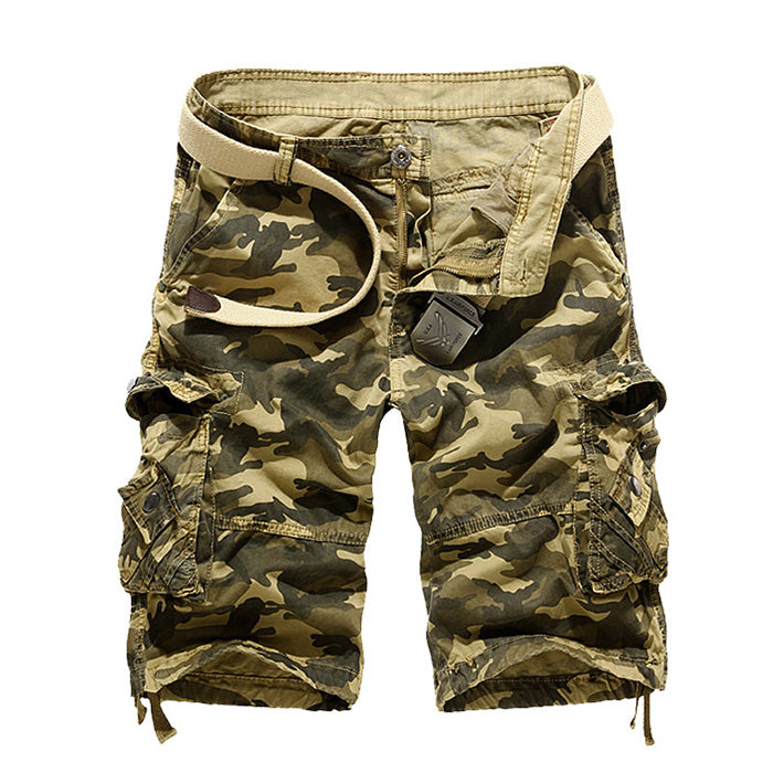 Men's Camo Multi-Pocket Men's Shorts
