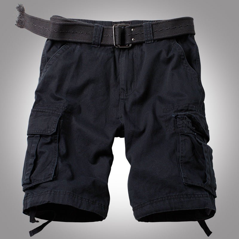Men's Casual Loose Camo Shorts, full-length view