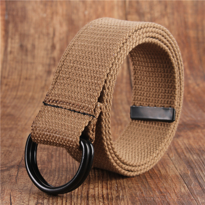 KangooSport Double Buckle Canvas Simple Belt