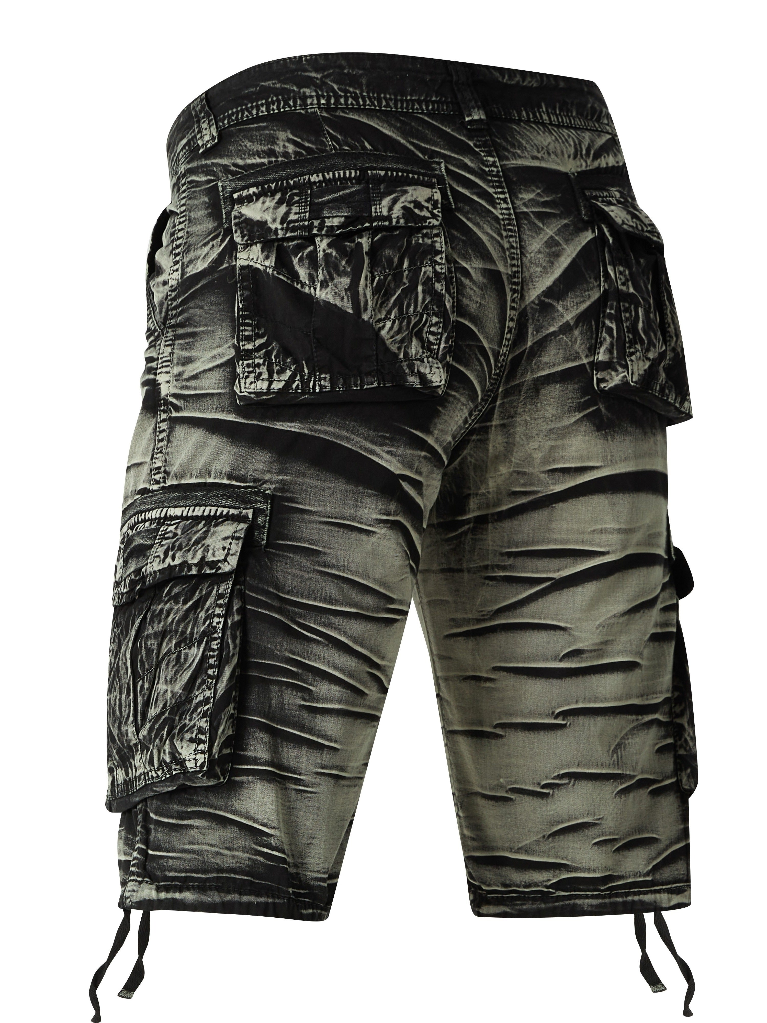 KangooSport Camo Pattern Cotton Cargo Shorts