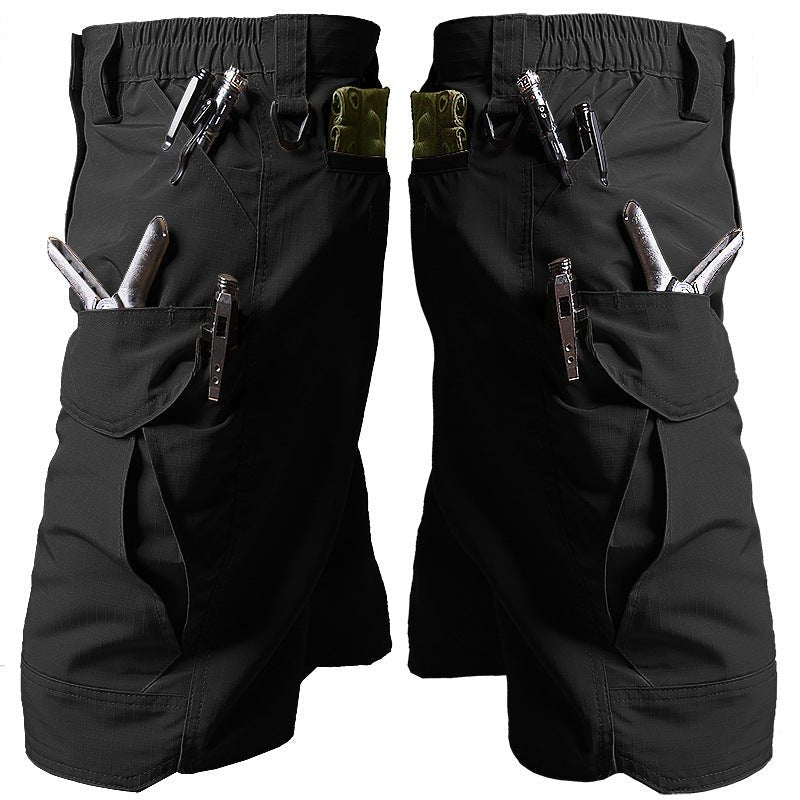 Men's Quick-Drying Functional Outdoor Shorts, worn lifestyle shot