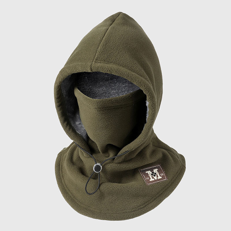 One-piece Flannel Warm Mask Hat for Cycling