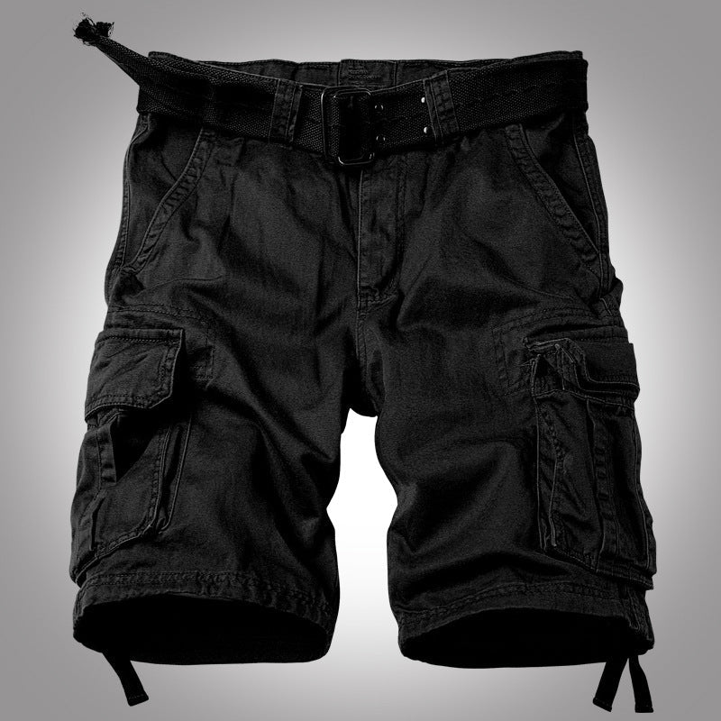 Men's Casual Loose Camo Shorts, fabric detail