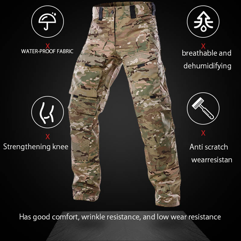 Men's Tactical Multi-Pocket Outdoor Training Pants