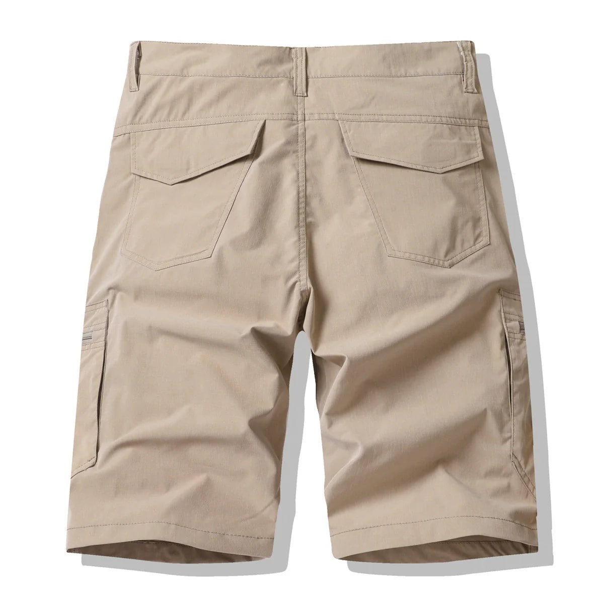 Men's Multi-Pocket Cargo Shorts Built Durable, Designed, back view