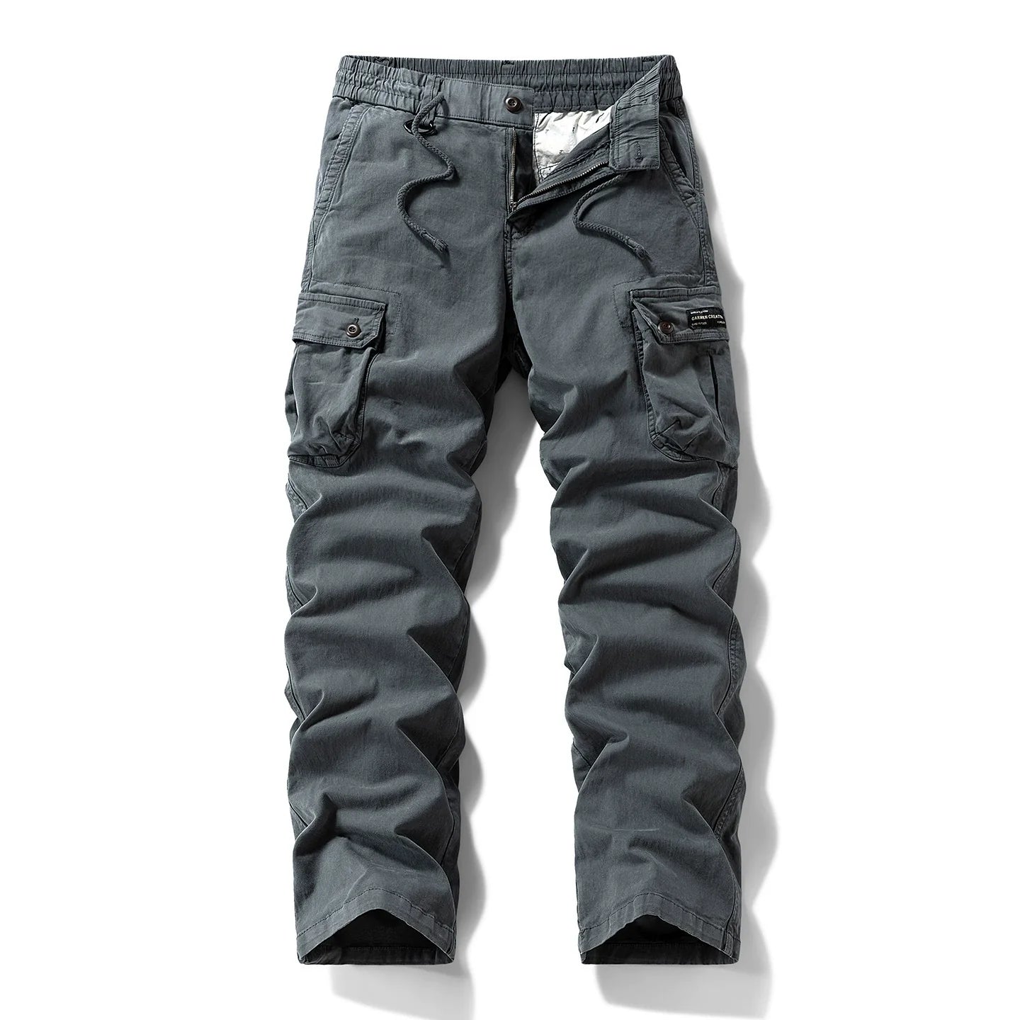 American Vintage Men's Work Pants | Straight Leg, Mid-Rise, Multi-Pocket Cotton Blend