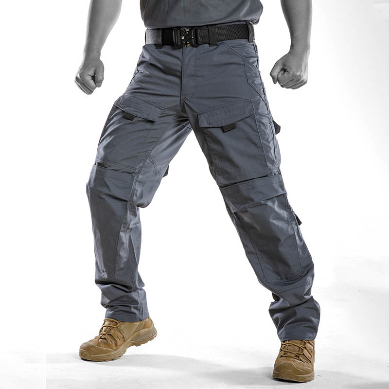 Men's Tactical Multi-Pocket Outdoor Training Pants, detail view