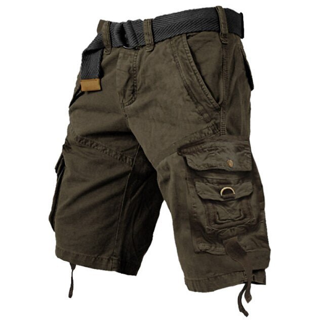Men's Multi-Pocket Cargo Shorts, color options