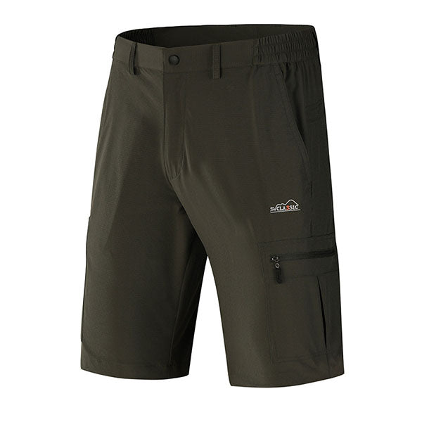 Men's Casual Highly-Elastic Sport Shorts, close-up detail