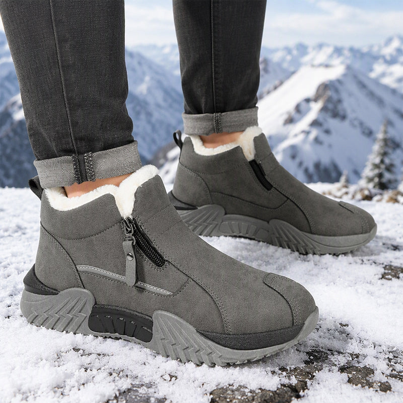Men's Warm Fleece-Lined Winter Ankle Boots