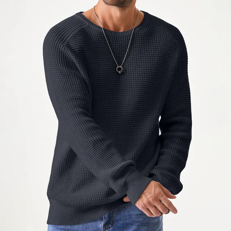 Men's Crewneck Sweater - Soft Casual Pullover