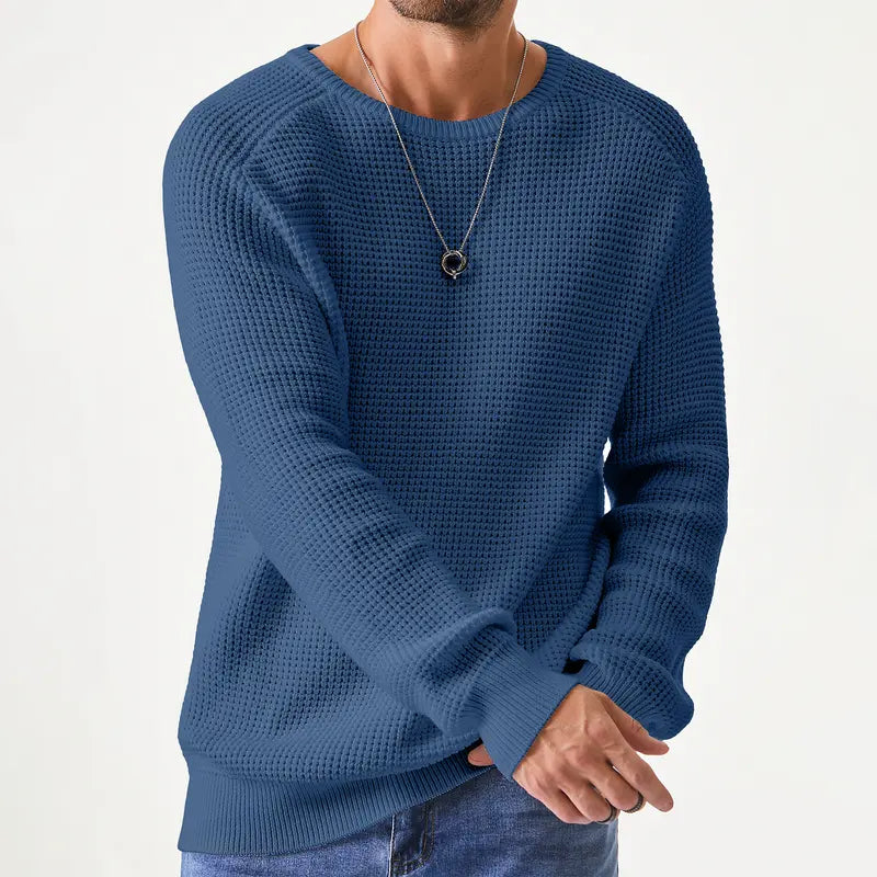 Men's Crewneck Sweater - Soft Casual Pullover