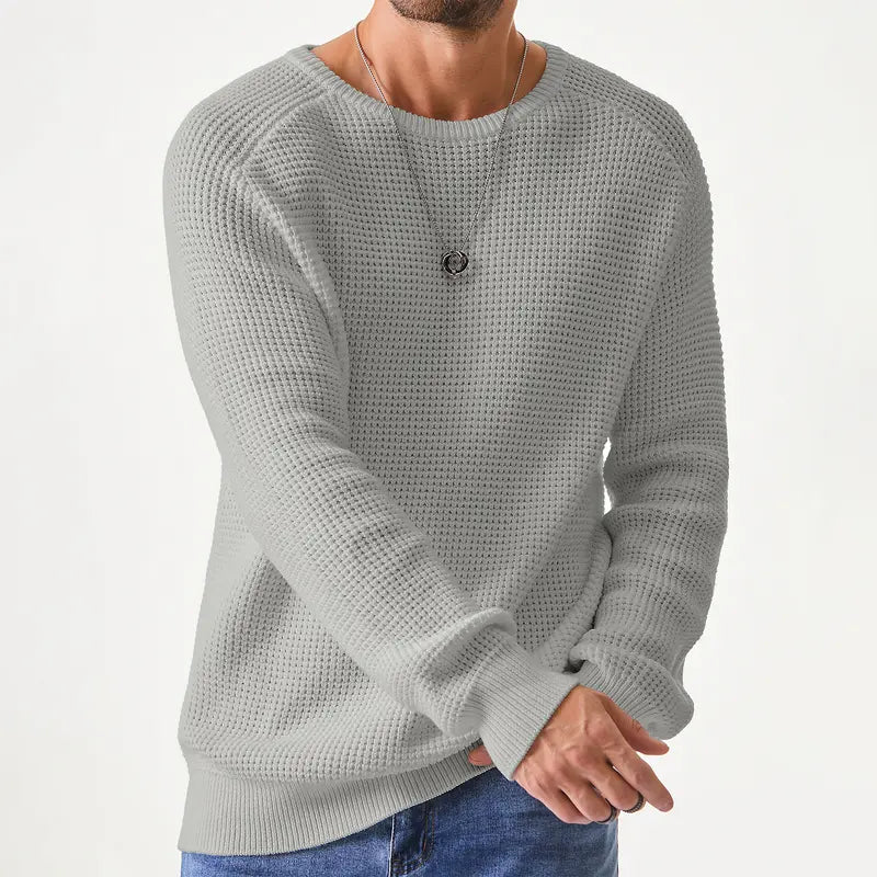 Men's Crewneck Sweater - Soft Casual Pullover