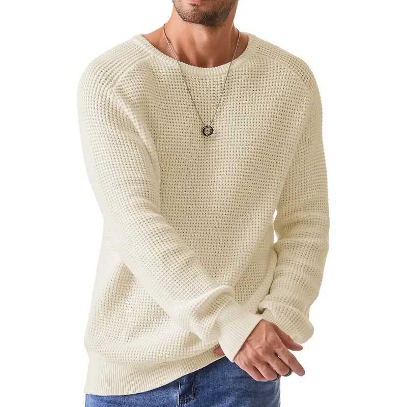 Men's Crewneck Sweater - Soft Casual Pullover