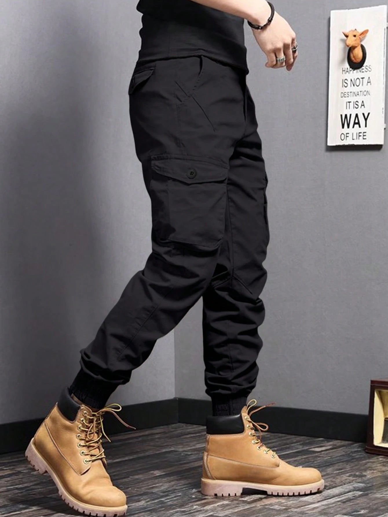 Men's Multi-Color Cargo Joggers Tactical Workwear