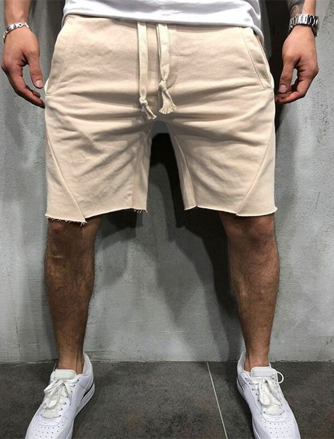KangooSport™ Loose Plain Elastic Waist Shorts