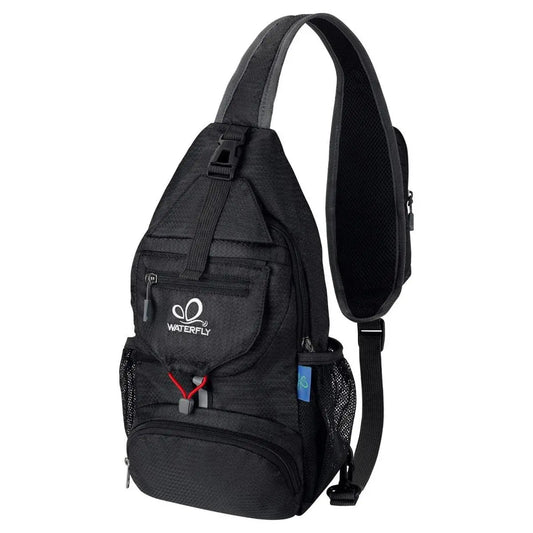 Packable Nylon Sling Backpack – Lightweight Crossbody Chest Bag for Hiking & Travel