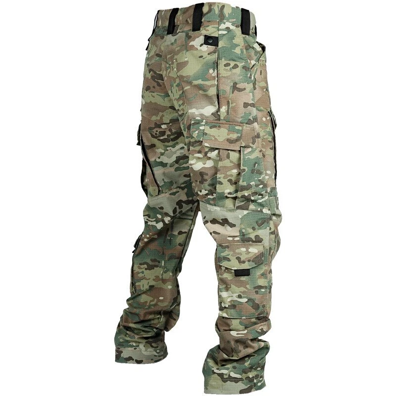 Men's Military Combat Multi-Pocket Cargo Pants
