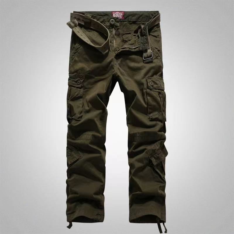 Men's Camo Tactical Multi-Pocket Cargo Pants, color options