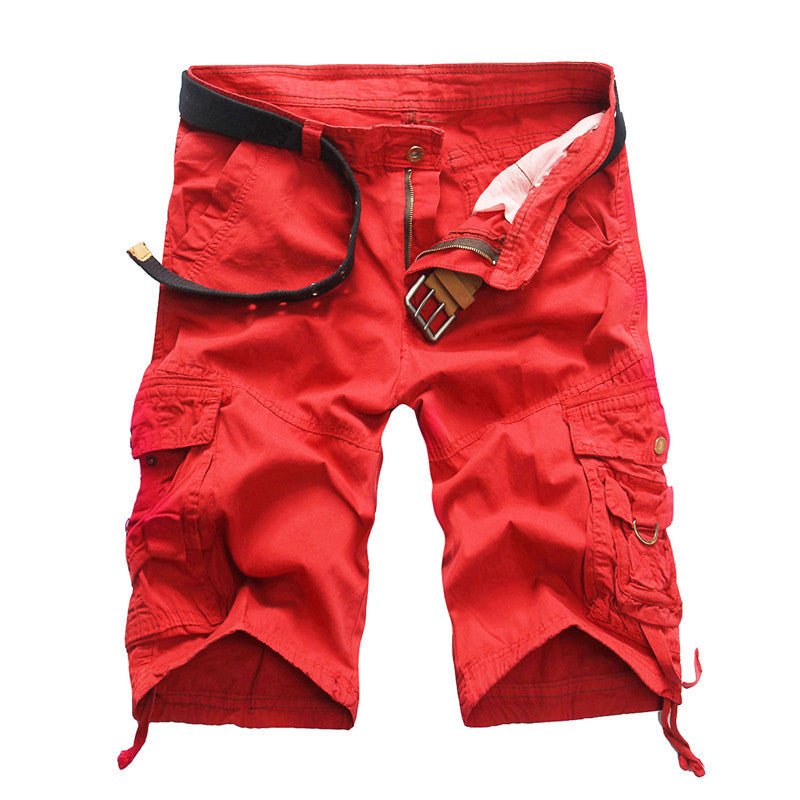Men's Camouflage Summer Shorts, pocket detail