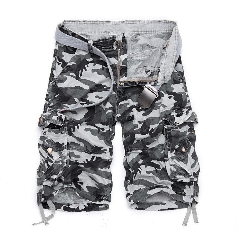 Men's Outdoor Camouflage Cargo Shorts, side view