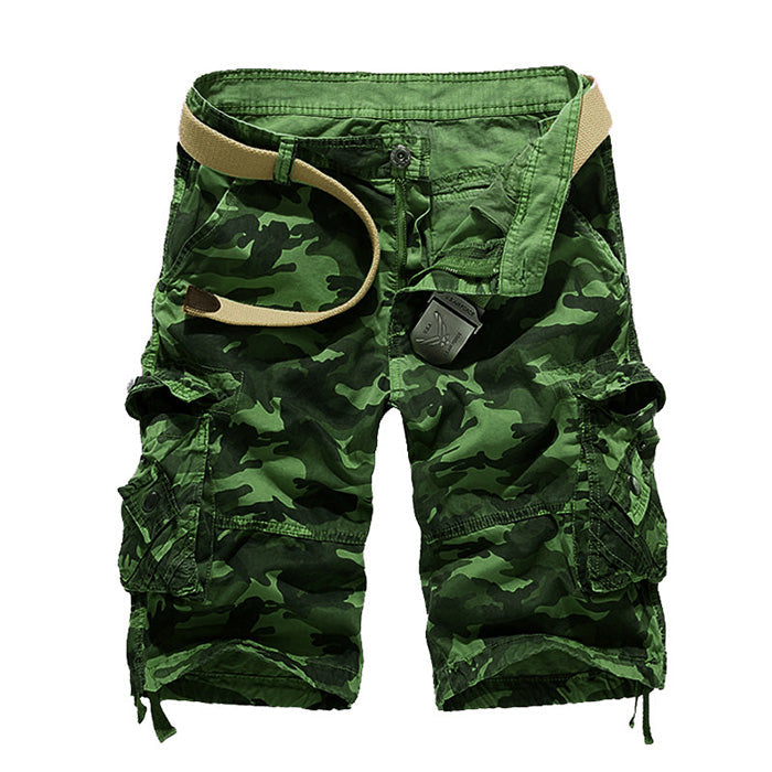 Men's Camo Multi-Pocket Men's Shorts