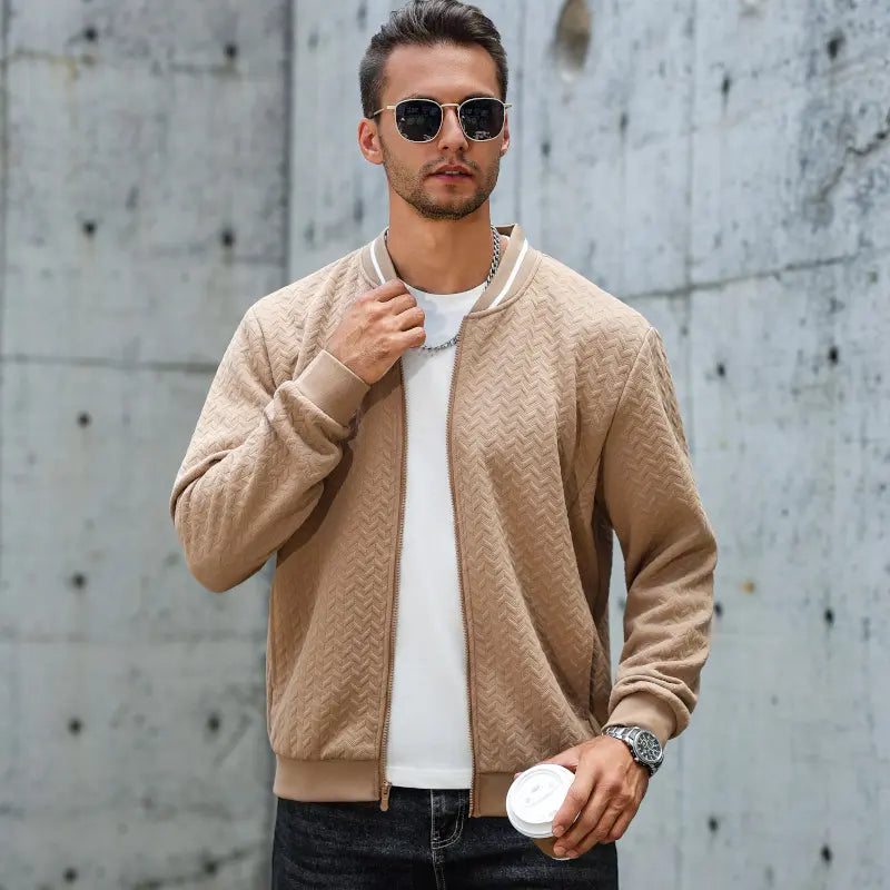 Men's Lightweight Varsity Flight Bomber Jacket