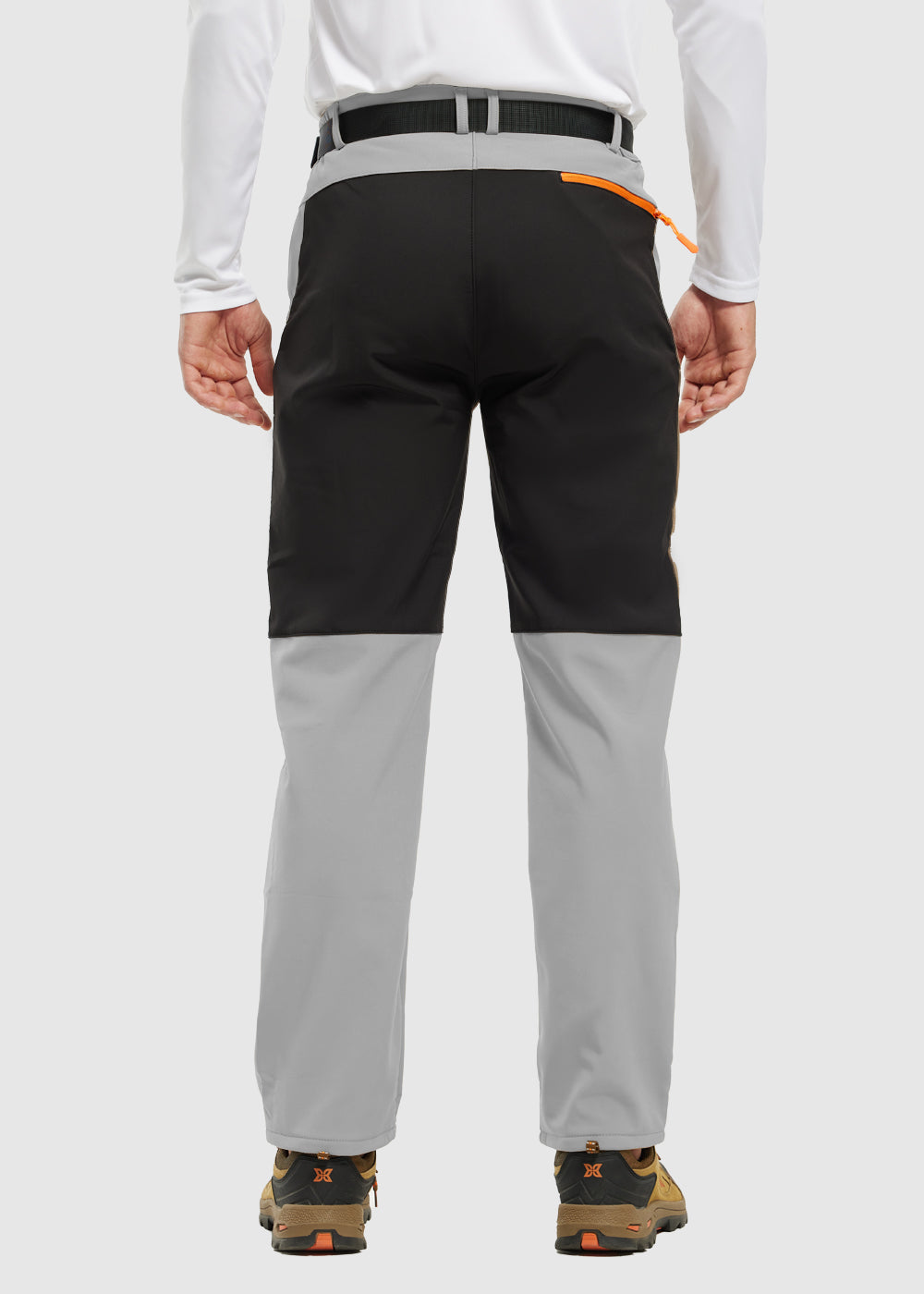 Men's Water-Resistant Fleece-Lined Snow Ski Pants, detail view