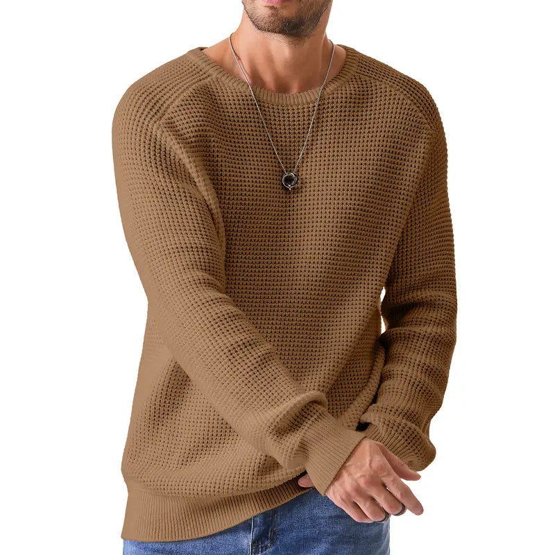 Men's Crewneck Sweater - Soft Casual Pullover