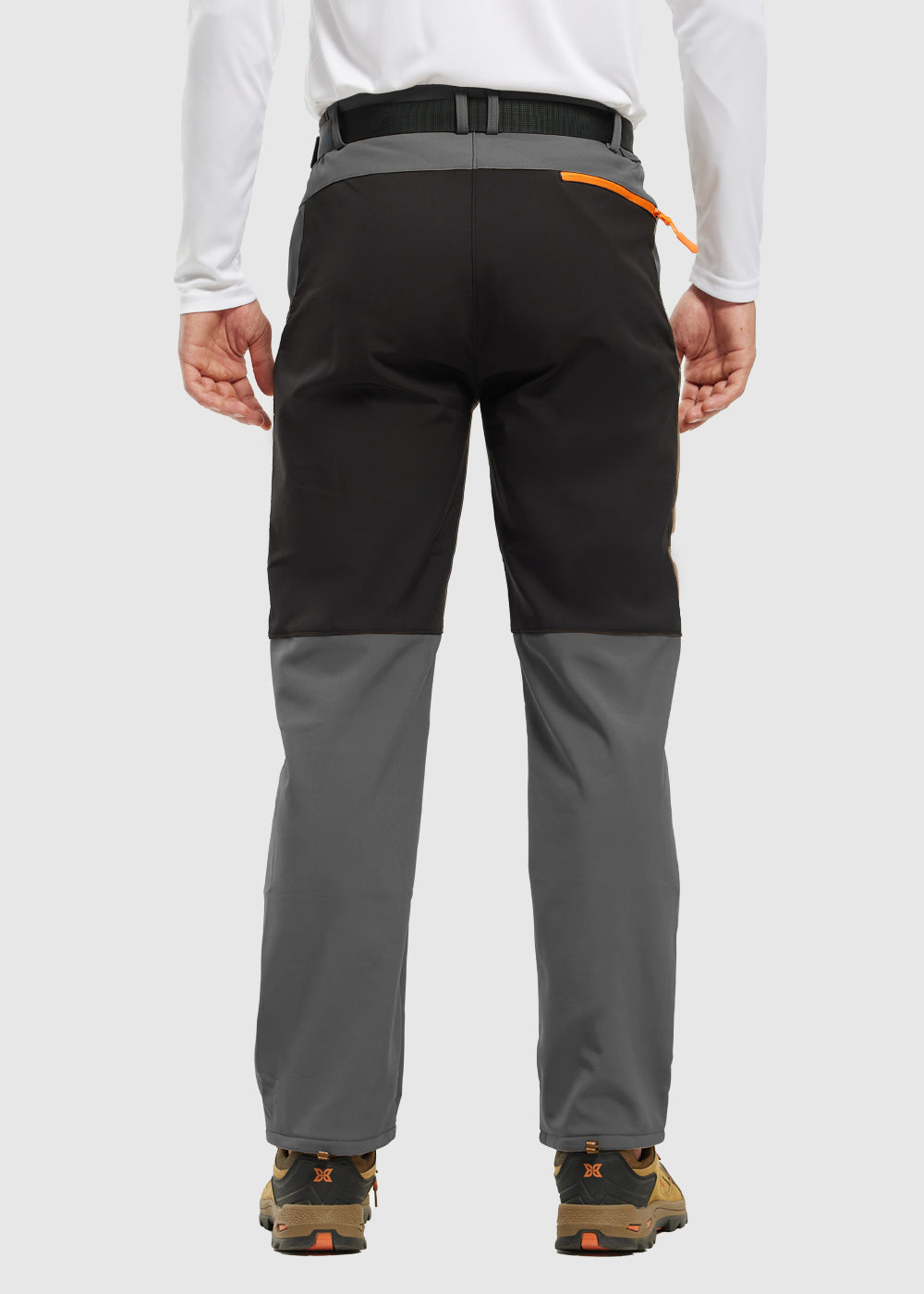 Men's Water-Resistant Fleece-Lined Snow Ski Pants, side view