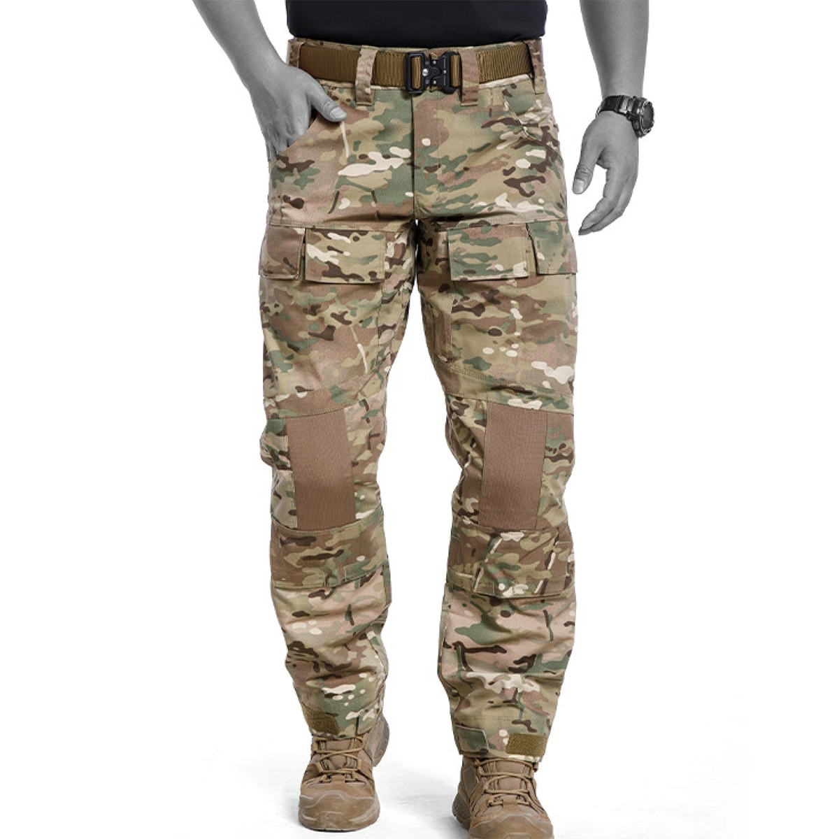 Assault Pant AR Gen 2 Men's Tactical Uniform Pants (Kha, front view