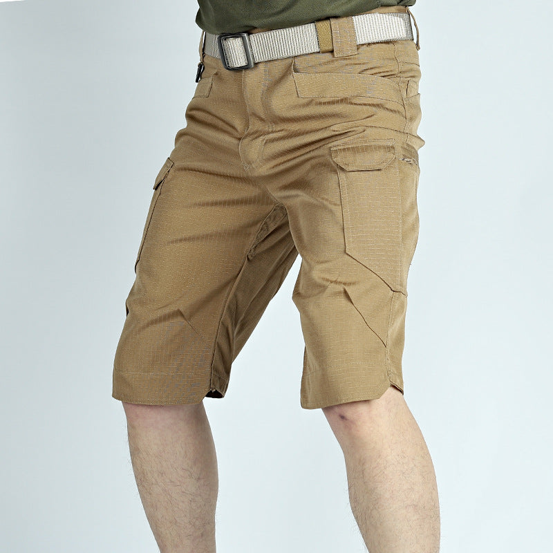 Outdoor Multi-pocket IX7 Waterproof Men's Cargo Pants, pocket detail