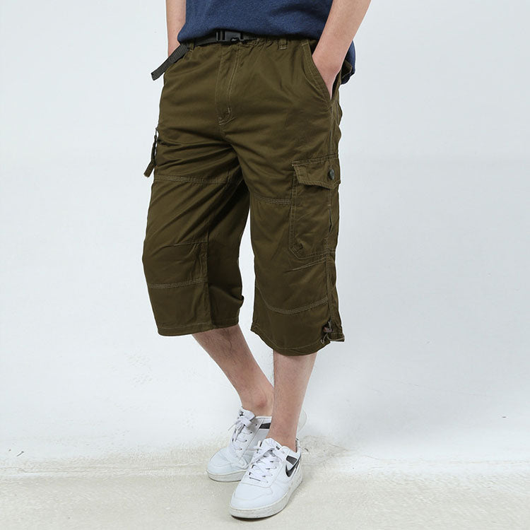 Men's Casual Outdoor Multi-Pocket Shorts, styling detail
