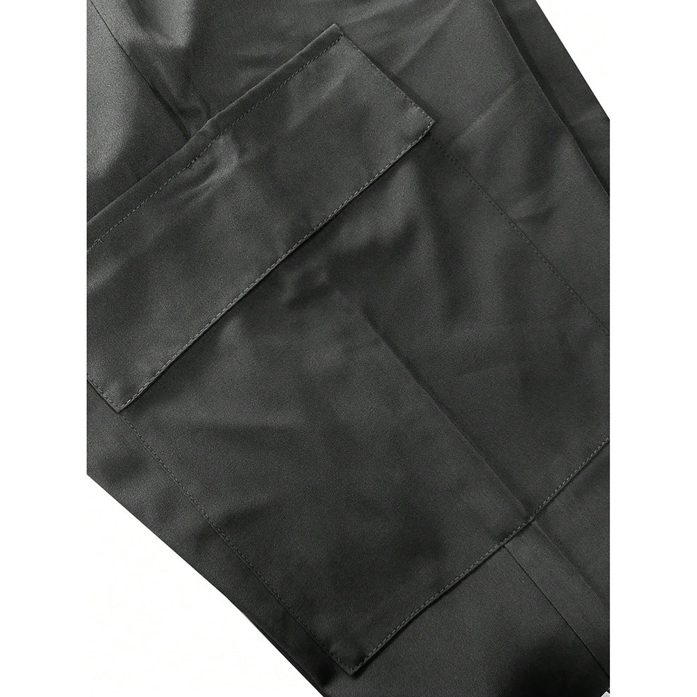 Men's Loose Straight-Leg Workwear Casual Pants