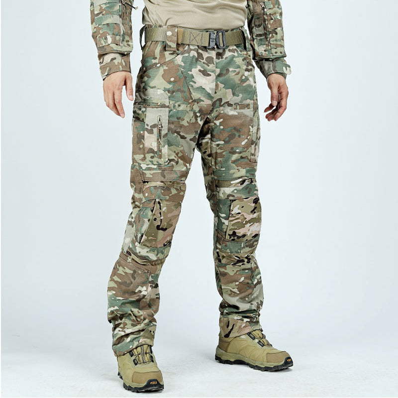 Men's Military Combat Wear-Resistant Pants, fabric detail