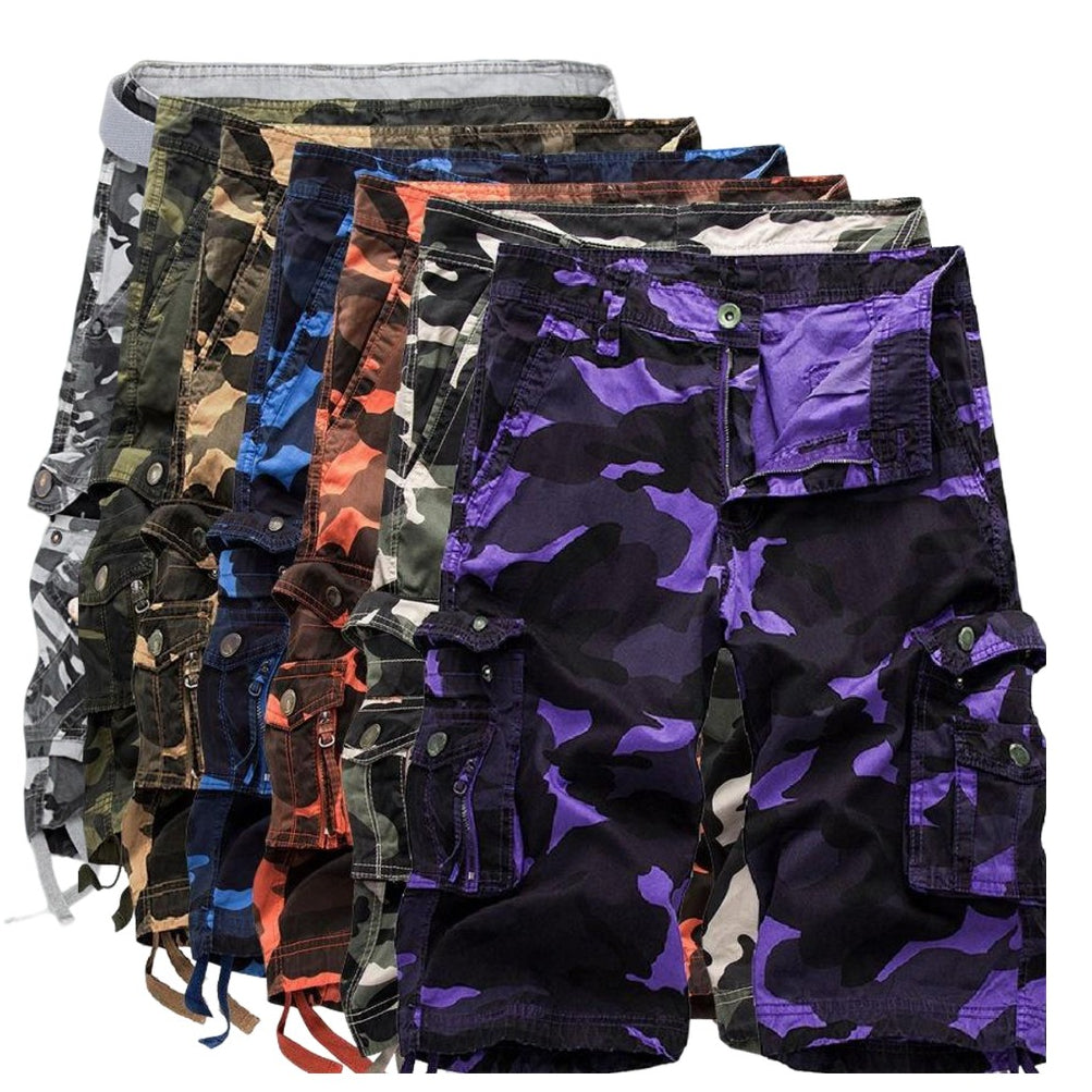 Vortrail Outdoor Camo Cargo Shorts