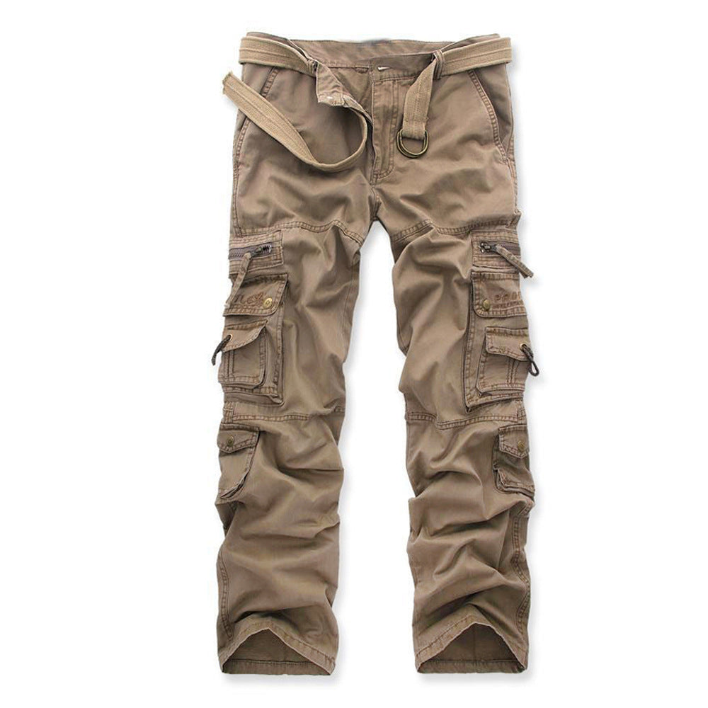 Men's Cotton Twill Cargo Pants, pocket detail