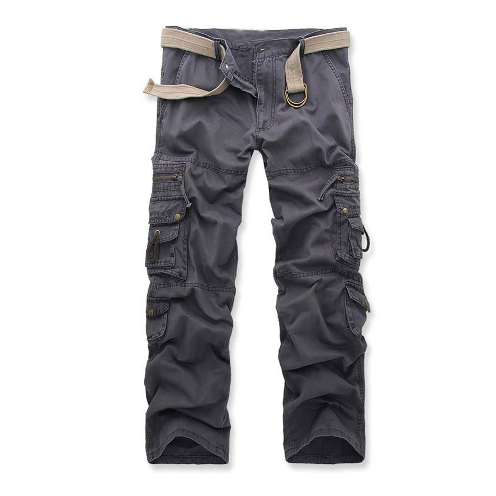 Men's Cotton Twill Cargo Pants, detail view