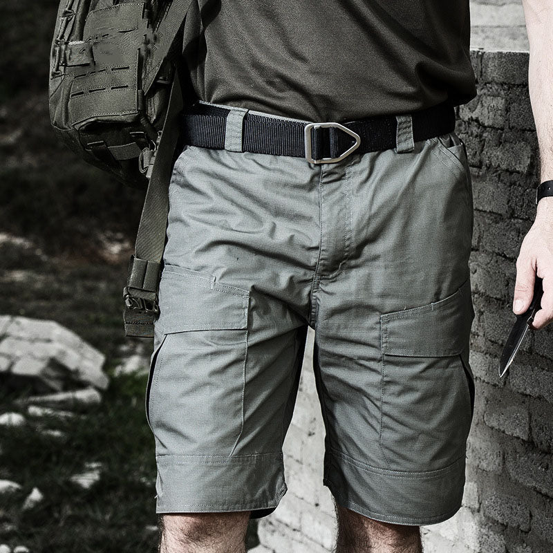 Men's Military Multi-Pocket Cotton Shorts, color options