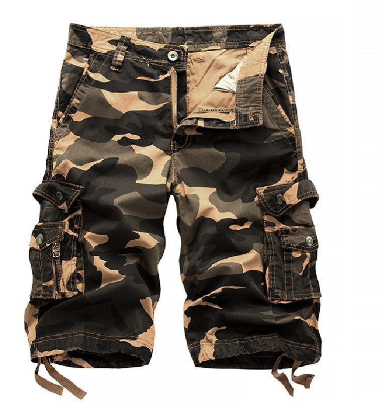 KangooSport Men's outdoor camouflage cargo shorts