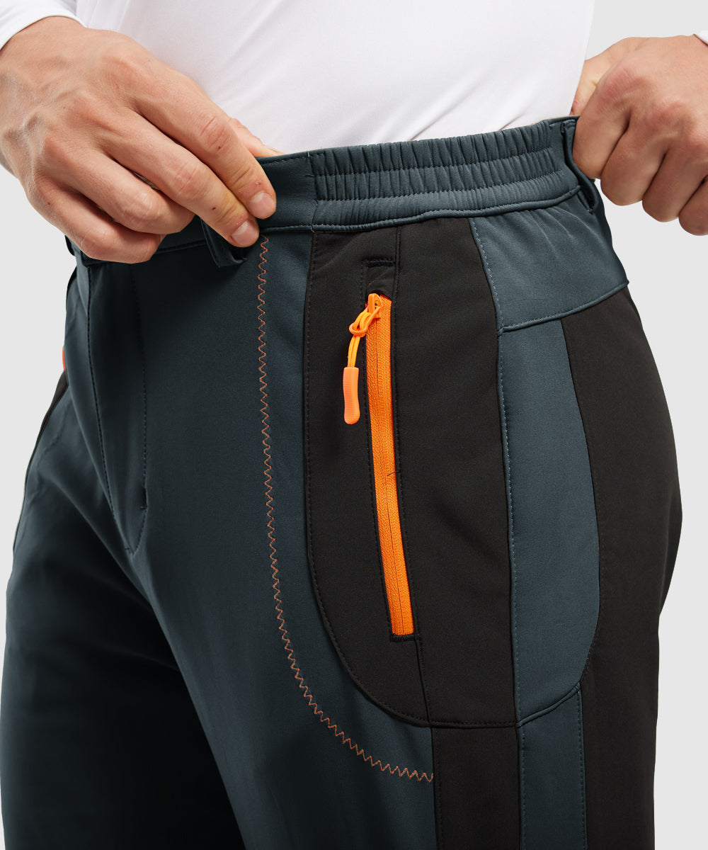 Men's Water-Resistant Fleece-Lined Snow Ski Pants, styling detail