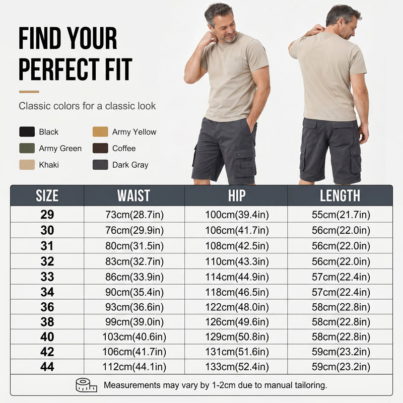 🩳50% OFF🏕️Men's Outdoor Cargo Shorts – Multi-Pocket & Breathable