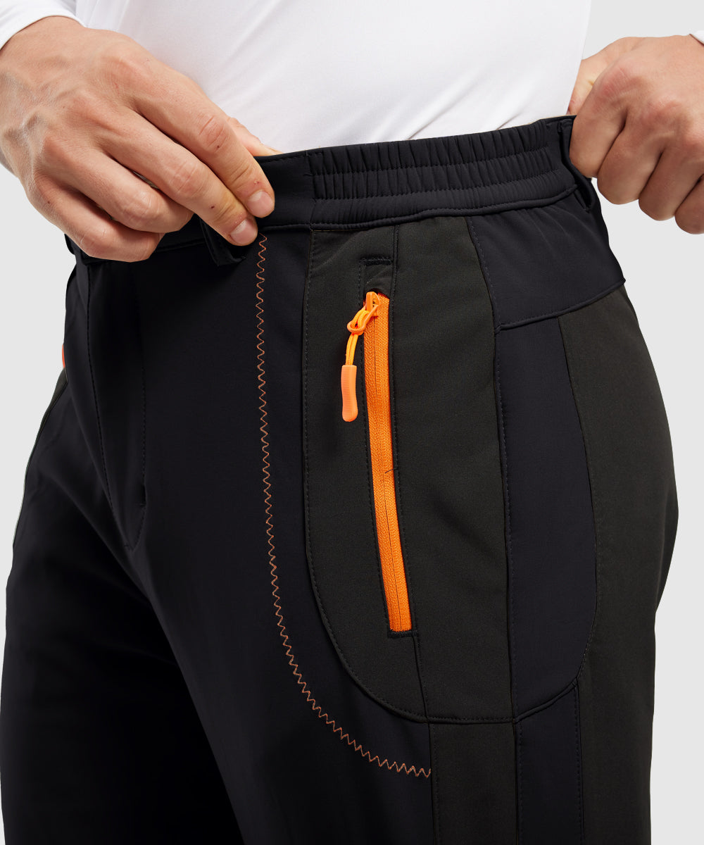 Men's Water-Resistant Fleece-Lined Snow Ski Pants, styling detail
