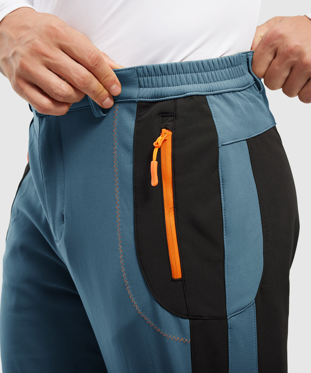 Men's Water-Resistant Fleece-Lined Snow Ski Pants, color options