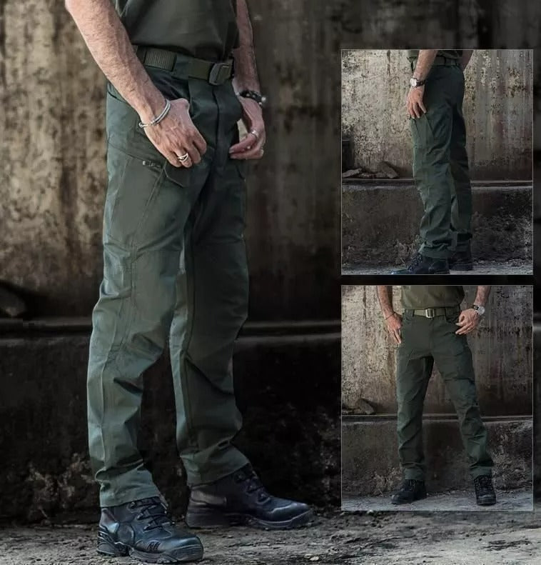 Men's Tactical Waterproof Ripstop Work Pants, color options