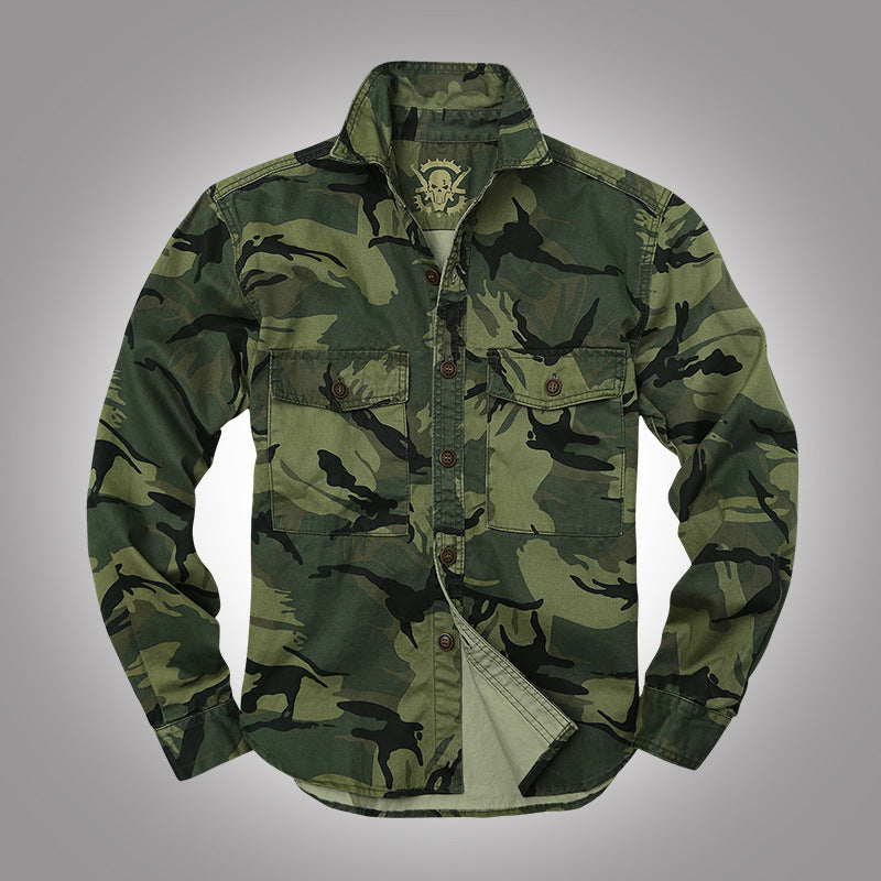 Kangoo Outdoor Camo Long Sleeve Shirt