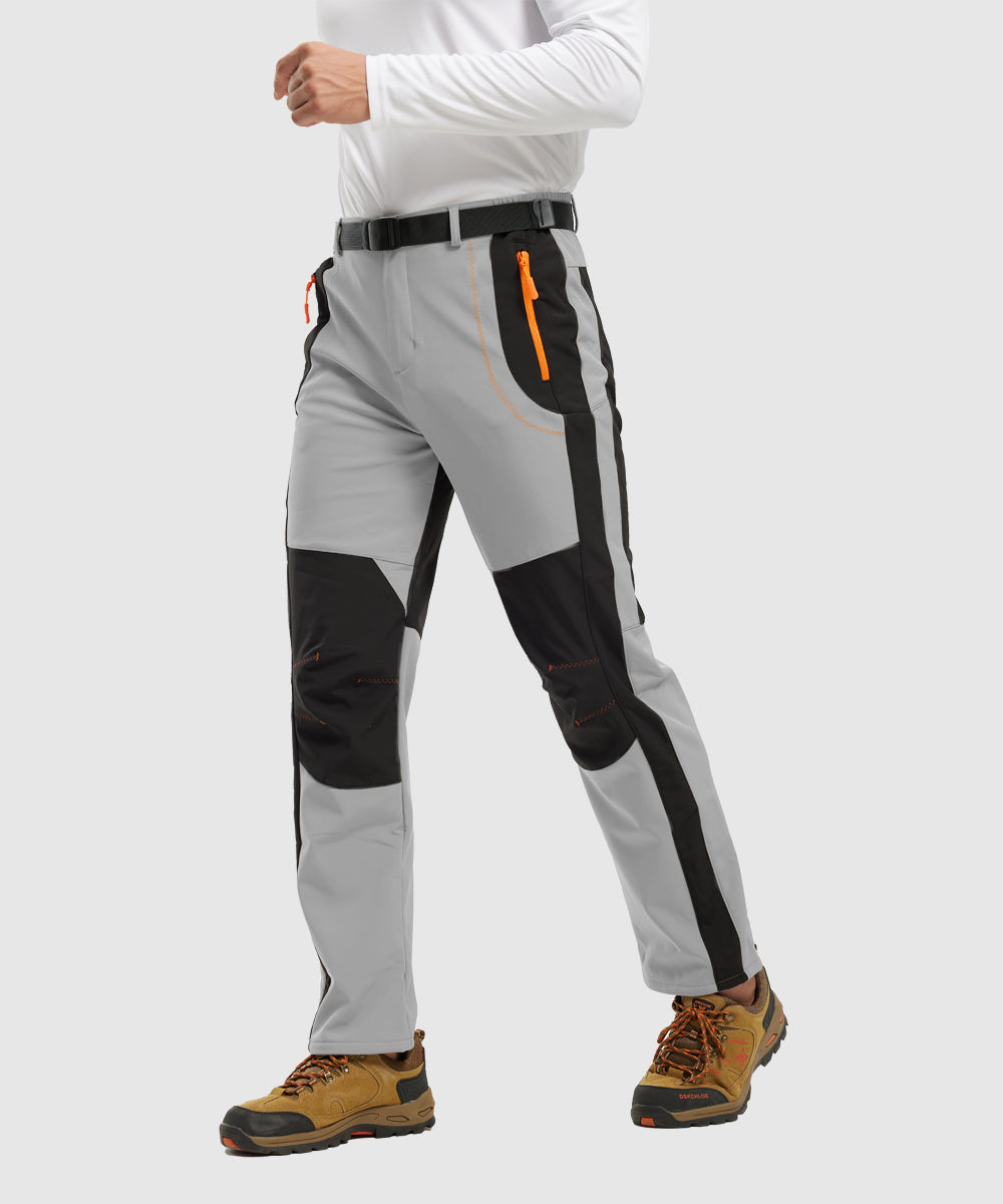 Men's Water-Resistant Fleece-Lined Snow Ski Pants, side view