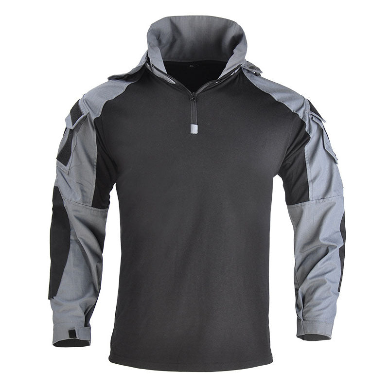 Kangoo Outdoor Cool Hooded Long Sleeve Men's T-shirt