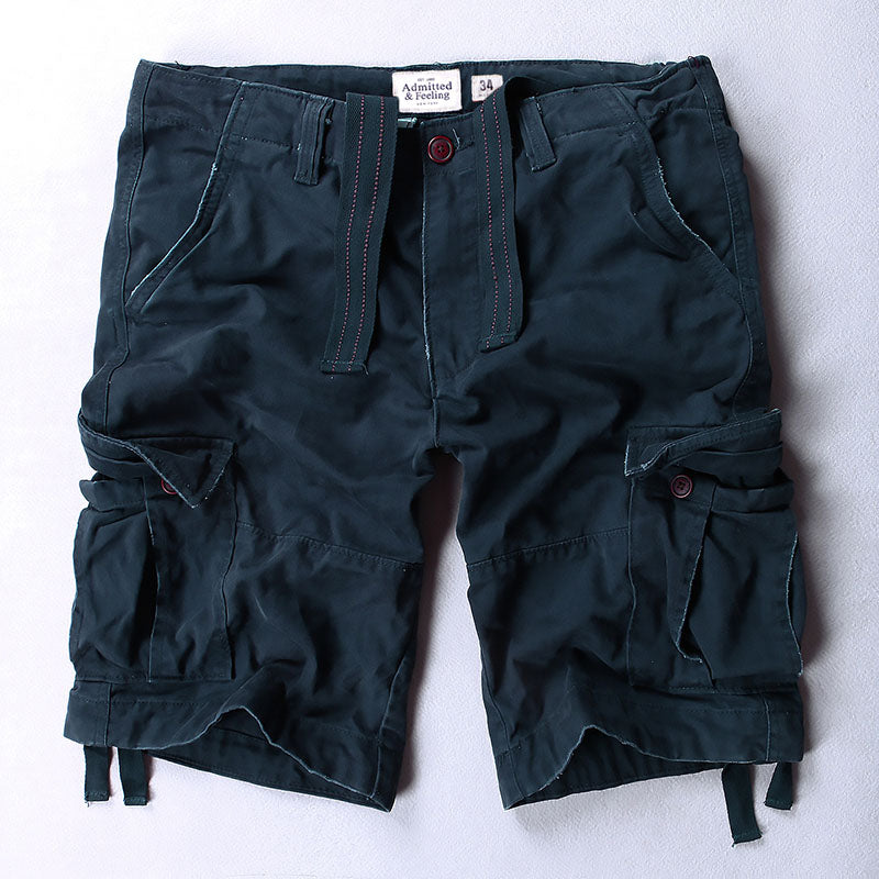 Men's Outdoor Casual Cotton Cargo Shorts, side view