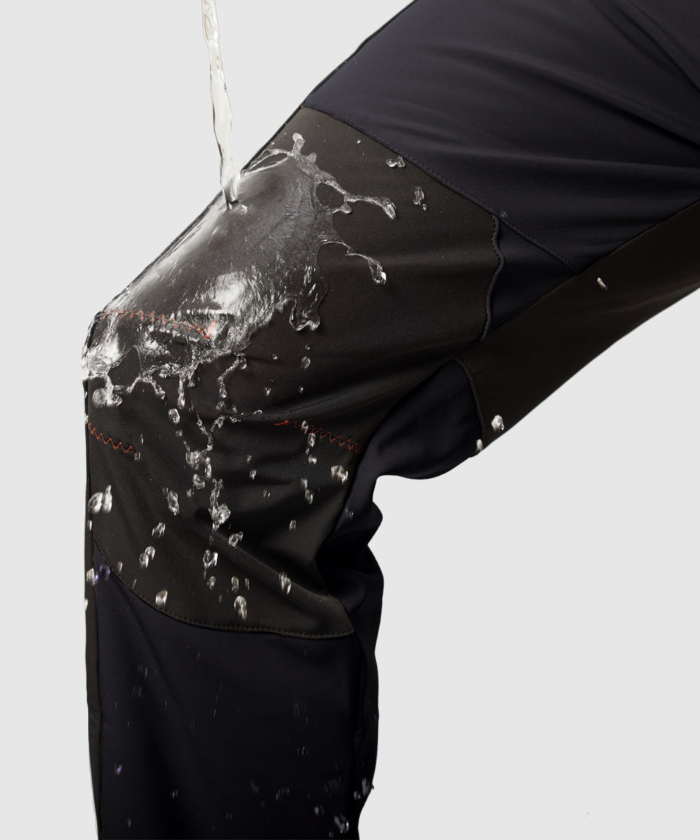 Men's Water-Resistant Fleece-Lined Snow Ski Pants, waist detail